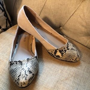 Torrid Faux Snakeskin Flats